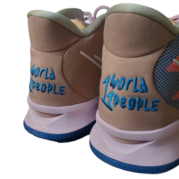 Nike • Mens Size 16 • Kyrie 7  1 World 1 People • Regal Pink • Basketball Shoes - Picture 5 of 15